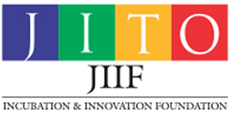 Logo of JITO Incubation & Innovation Foundation with colored blocks spelling JITO above the acronym JIIF and the full name below.